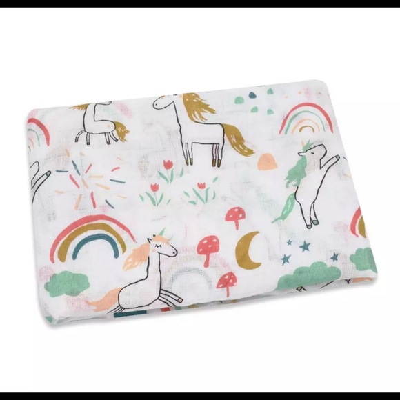 unicorn muslin blanket